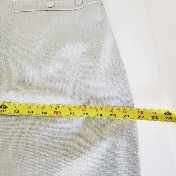 Banana Republic Gray Midi Dress - Picture 10 of 11